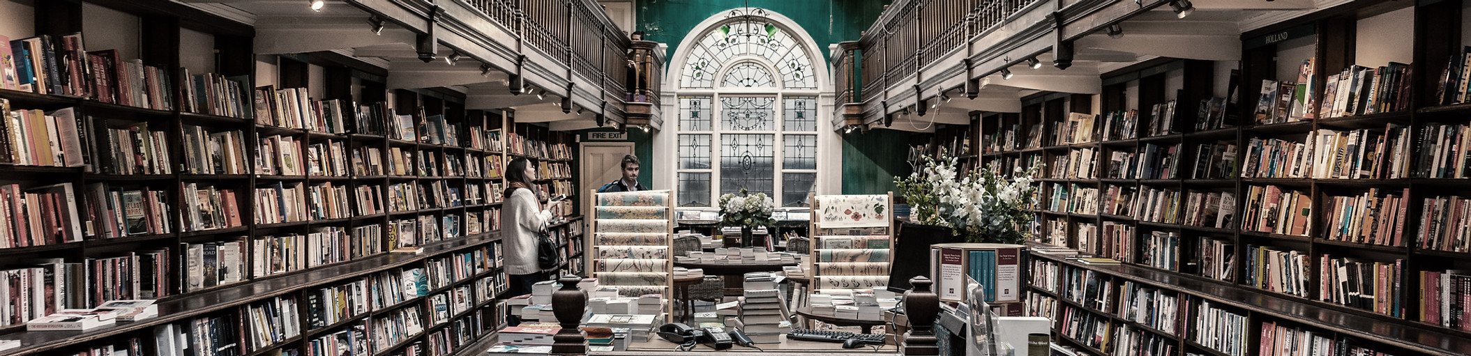 Interior of Book Store