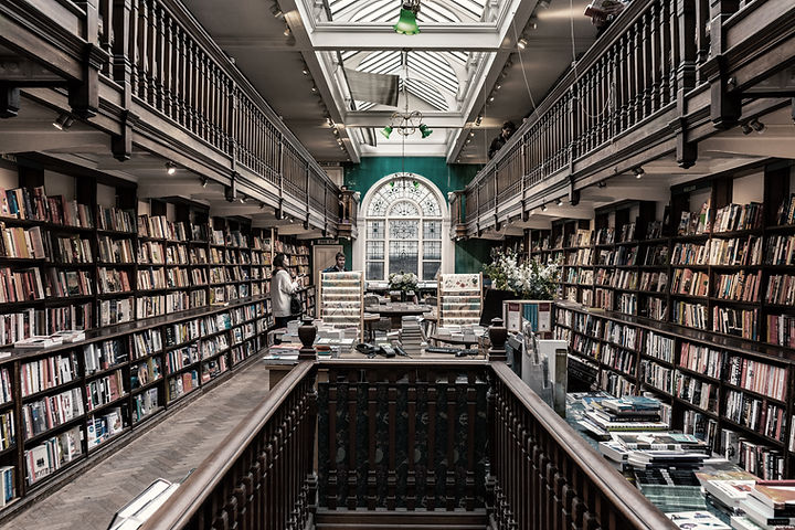 Elegant Bookstore Interior