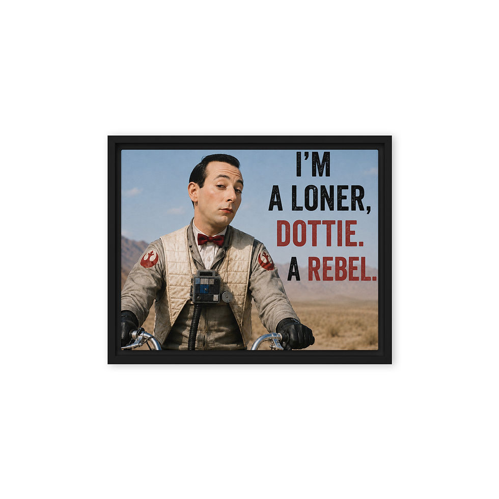 Thumbnail: PeeWee Framed canvas