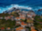 The Santa viewpoint looking down into Porto Moniz.