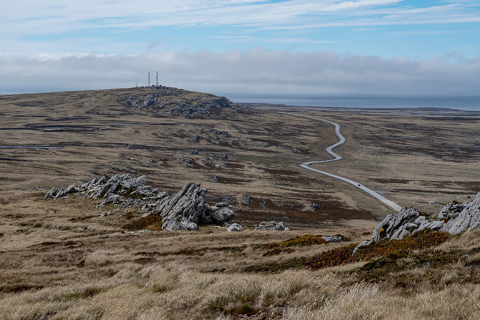 Looking towards West Falklands and Mount Kent