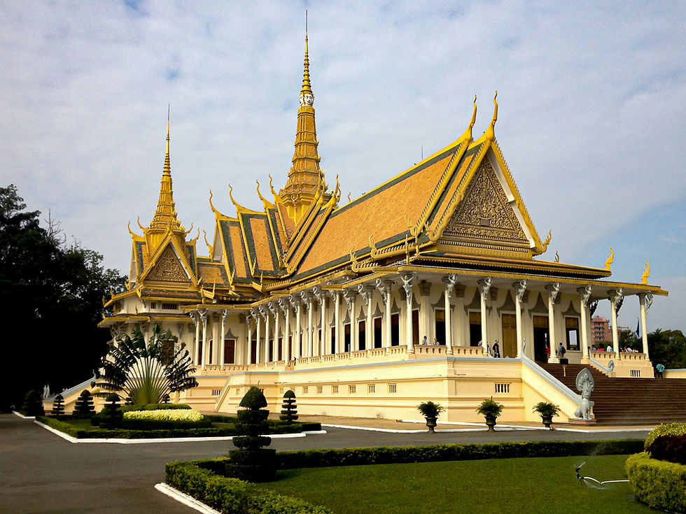 Phenom Penh royal palace complex (Cambodia)