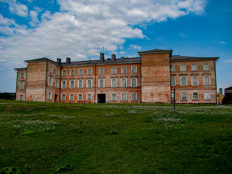 Jetty Barracks, built during the Russian era (Suomenlinna)