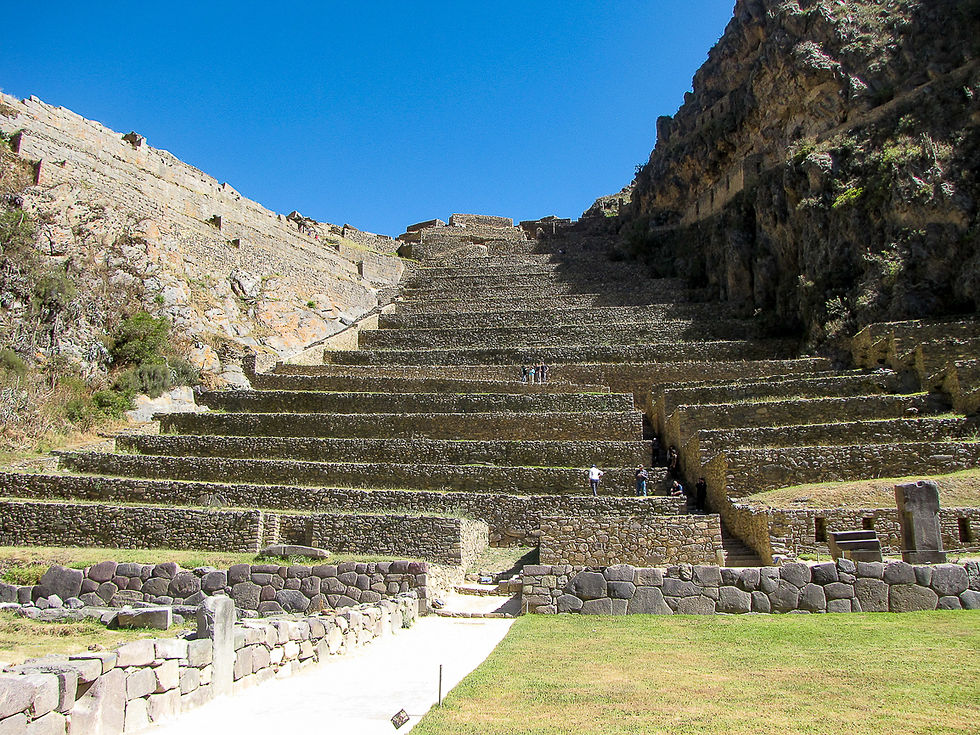 The Inca administration centre of Ollantaytambo