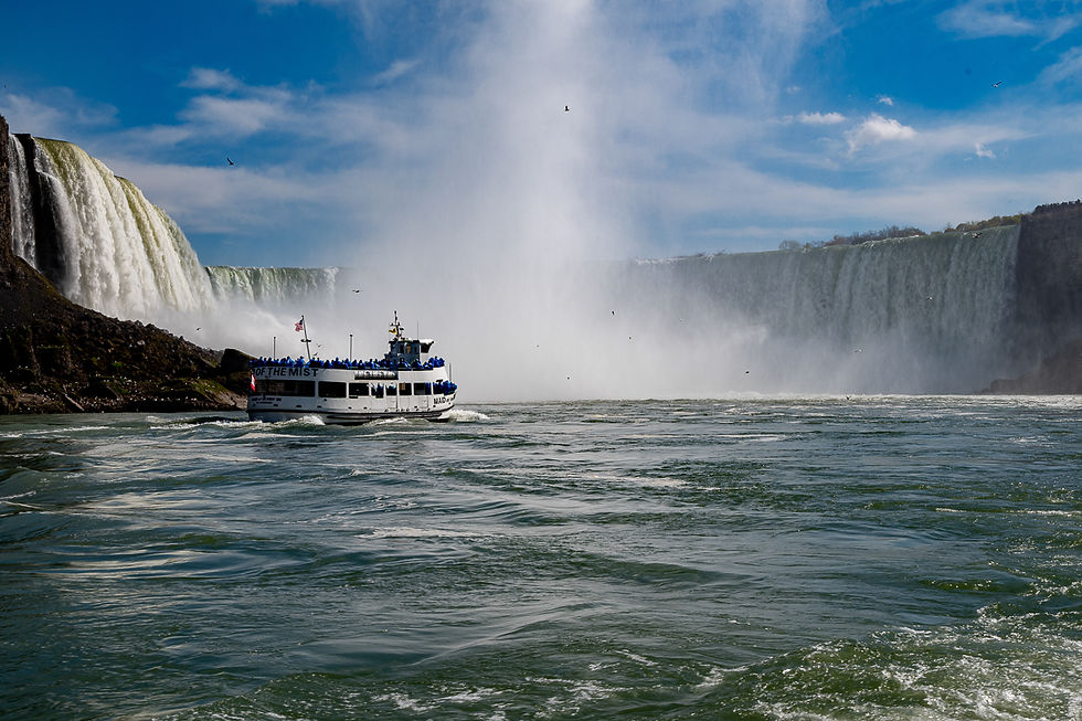 Niagara Falls - just has to be done by boat, it's the law!