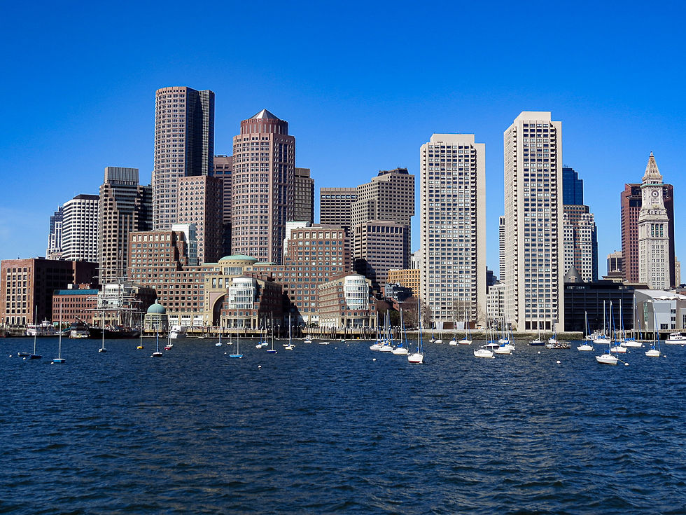 The Boston skyline