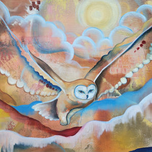 Owl and Clouds