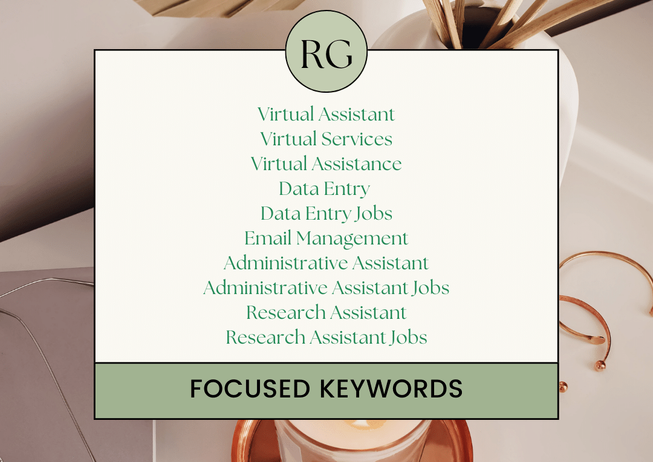 Virtual Assistance Branding Focused Keywords