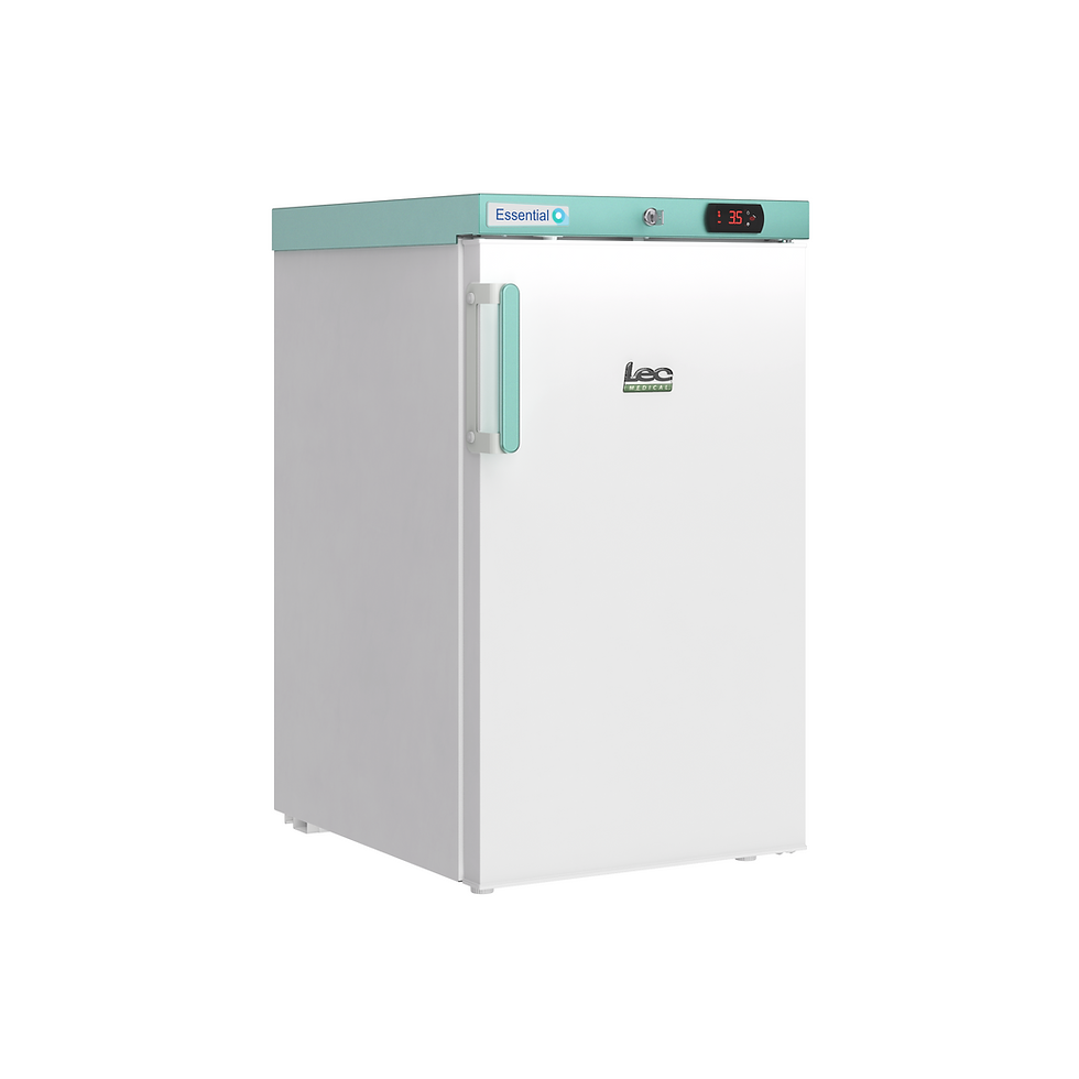 120 litre undercounter refrigerator with solid door