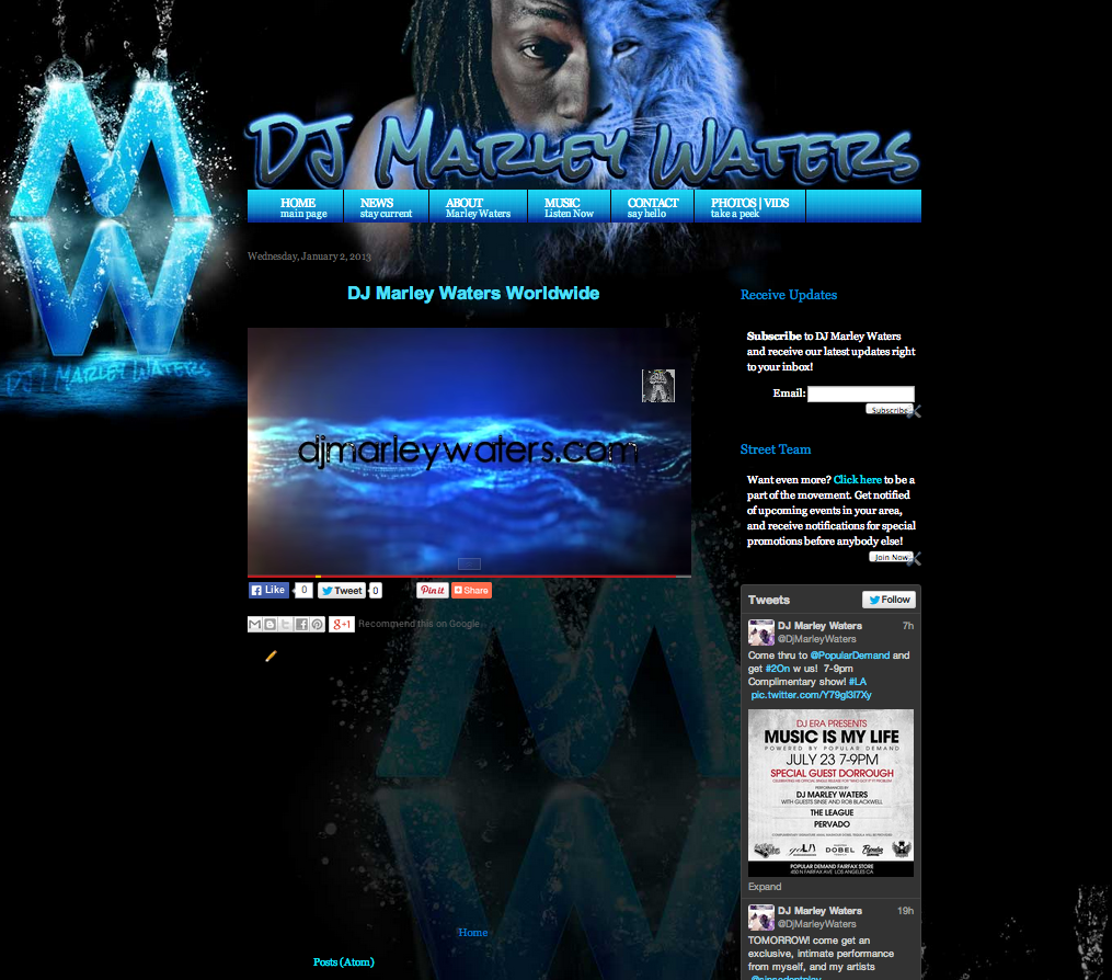 DJ Marley Waters