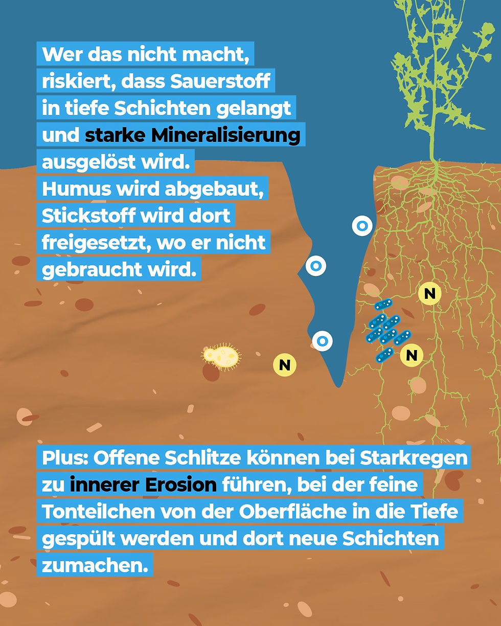 Tipp 2: Rückverfestigen und langsam fahren