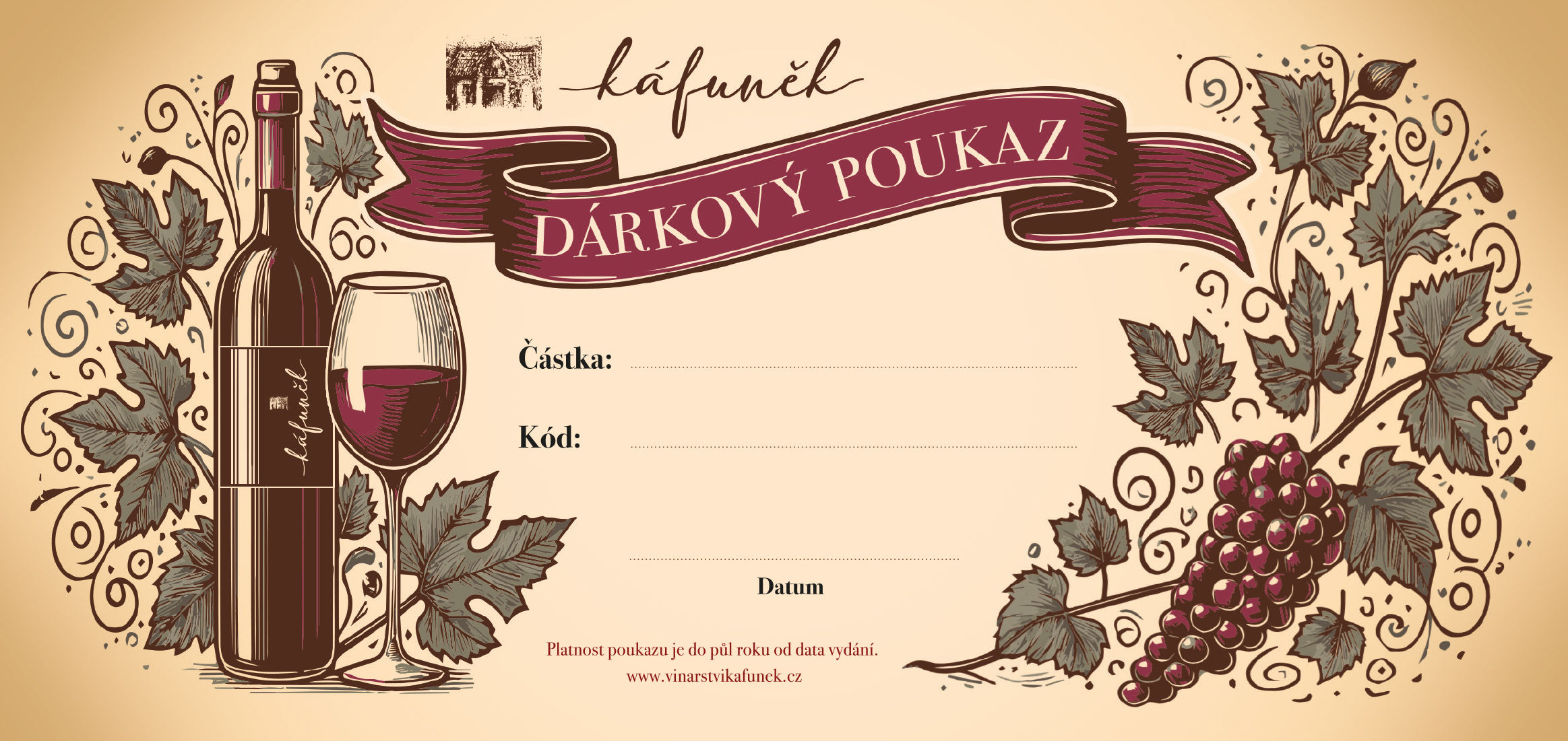 Dárkový poukaz na 2000Kč