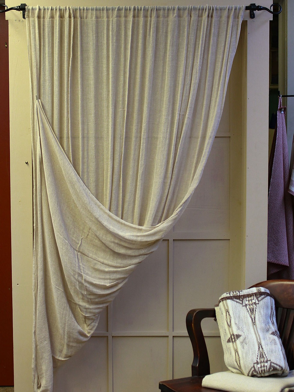 Thumbnail: Tobacco Cloth Curtain (Long)