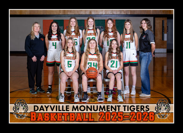 Dayville/Monument Tigers Girls High School Basketball Team 2025-2026