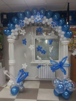 decoracion-con-globos-fiesta-cinderela-9