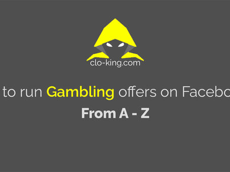 How to Run Gambling Offers on Facebook | From A-Z