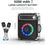 Thumbnail: JYX Karaoke Machine with Two Wireless Microphones, Portable Bluetooth Speaker w