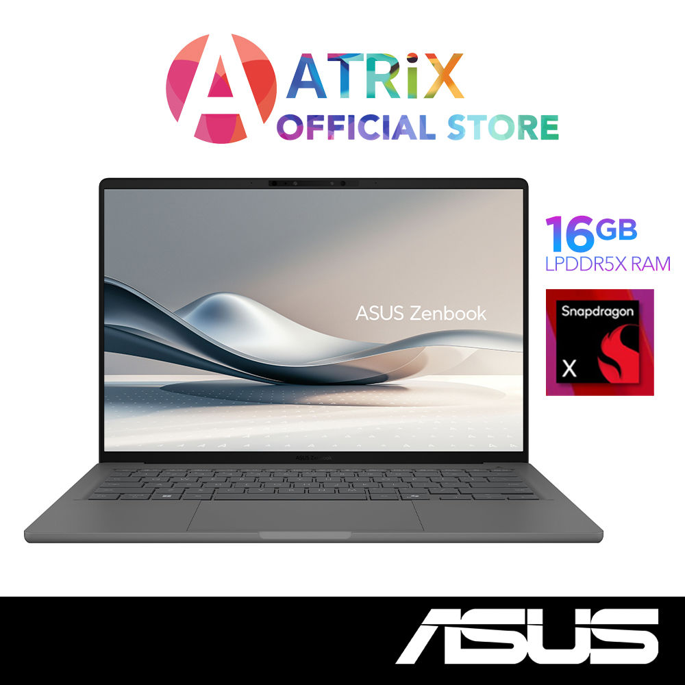 ASUS Zenbook A14 | UX3407QA-QD232W | 14" FHD (1920x1200) OLED | Snapdragon X X1
