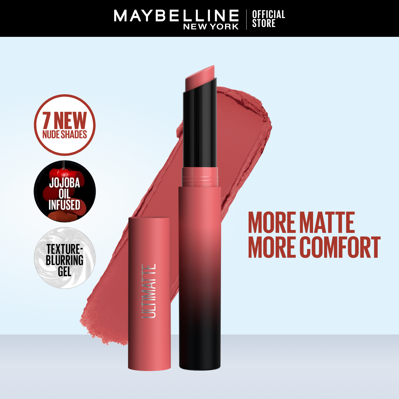 Maybelline Color Sensational Ultimatte Slim Lipstick - Extreme Matte Finish, Li