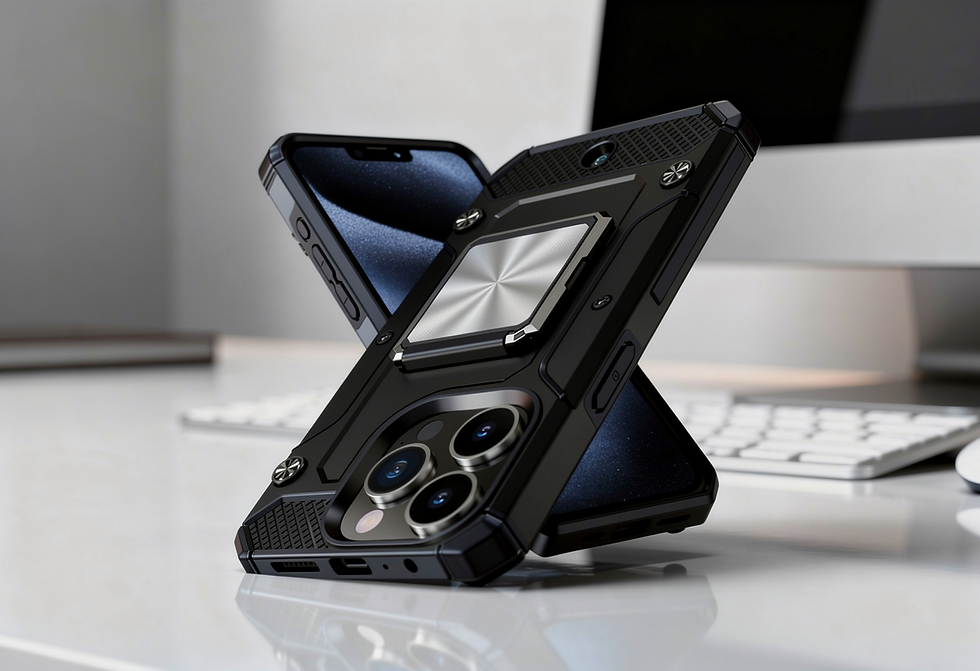 Thumbnail: IP15Pro Max Rotating Cube Ring Case