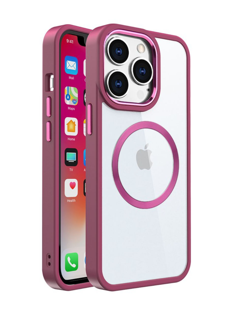Thumbnail: IPhone15ProMax MagSafe Phone Case (Hot Pink)