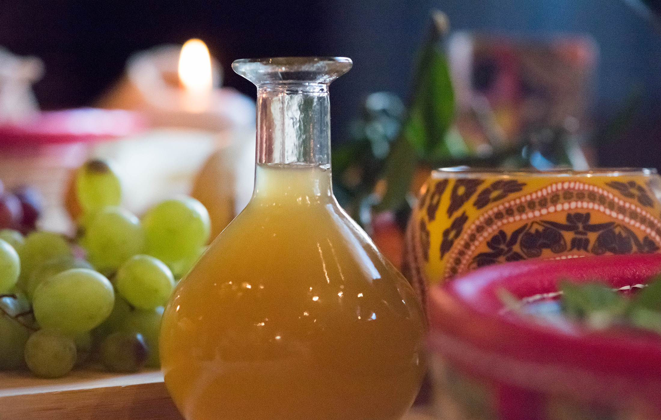 Arranged Food and Objects