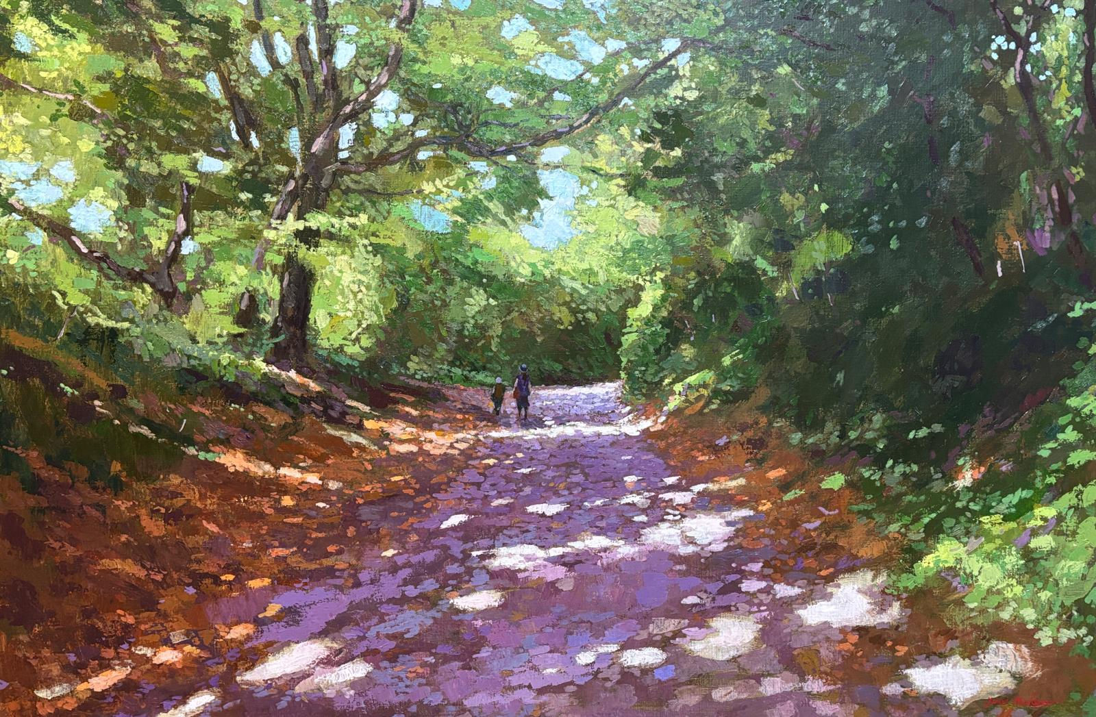 Une promenade tranquille. 