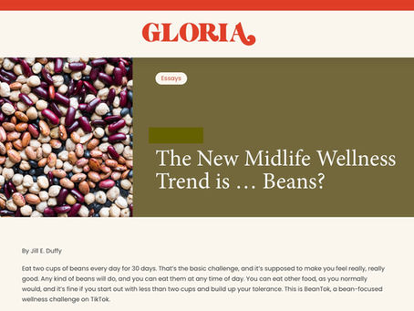 The New Midlife Wellness Trend is … Beans? GLORIA Media interview
