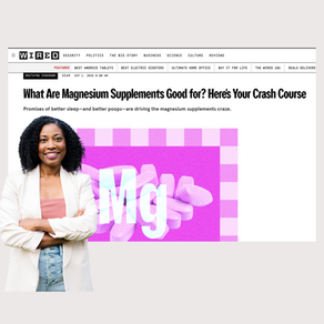What Are Magnesium Supplements Good for? Here's Your Crash Course - WIRED interview