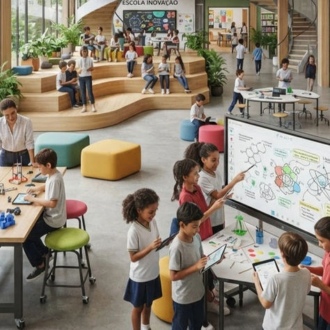 Roteiro de escolas inovadoras nos Estados Unidos