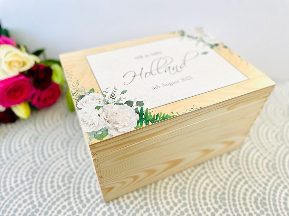 Thumbnail: Wedding Keepsake Box
