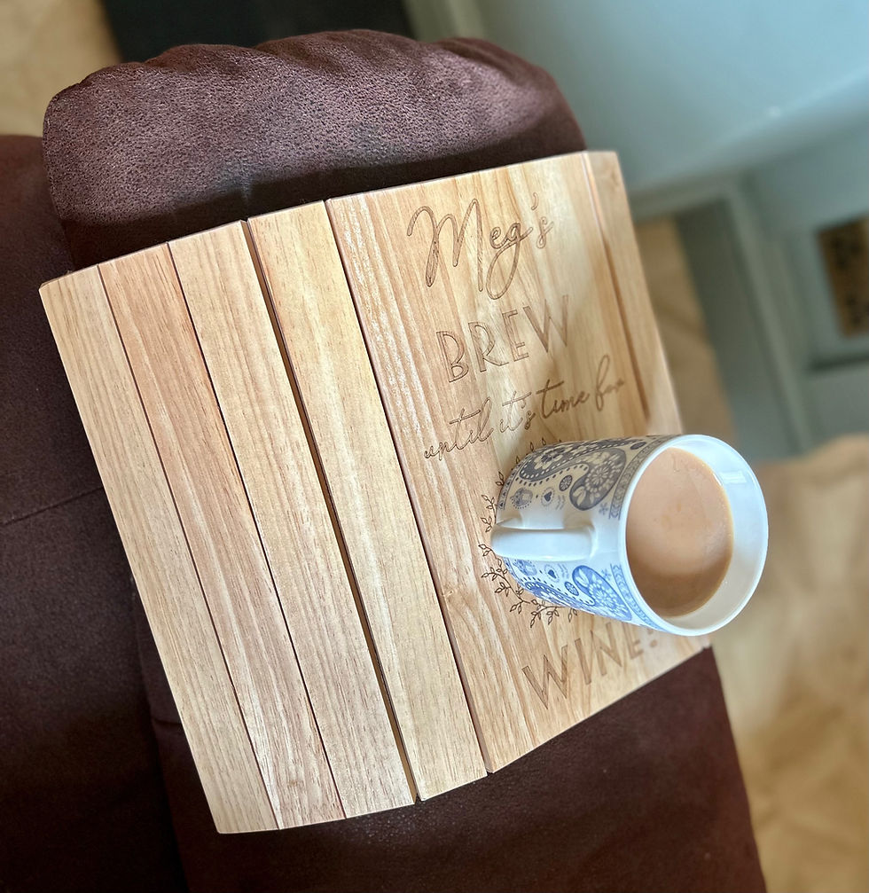 Thumbnail: Personalised Sofa Arm Tray