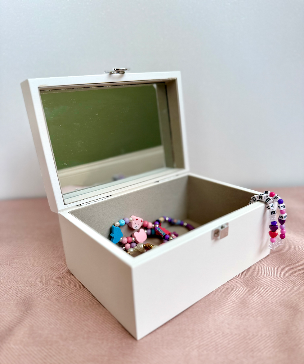 Thumbnail: Personalised Girls Jewellery Box