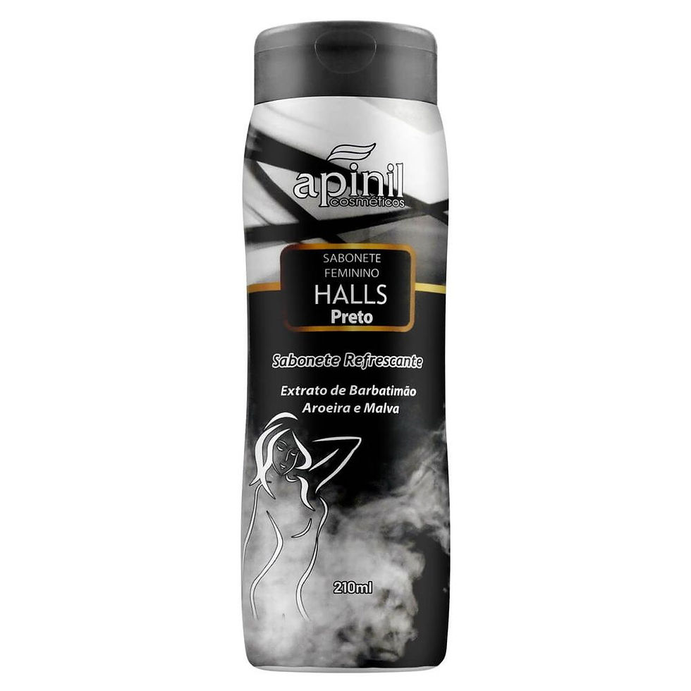 Miniatura: SABONETE ÍNTIMO FEMININO REFRESCANTE DE HALLS PRETO 210ML