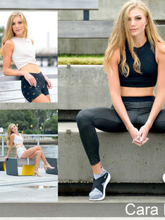 Cara's Model Comp Card Session