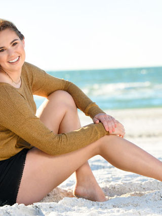 Senior Portraits At Clearwater beach