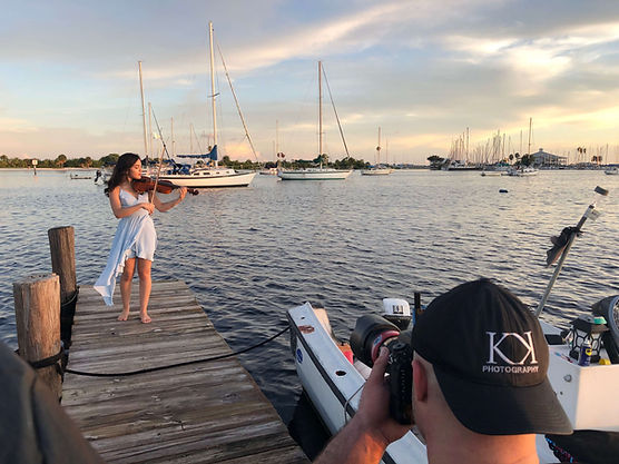 Photography outside on location