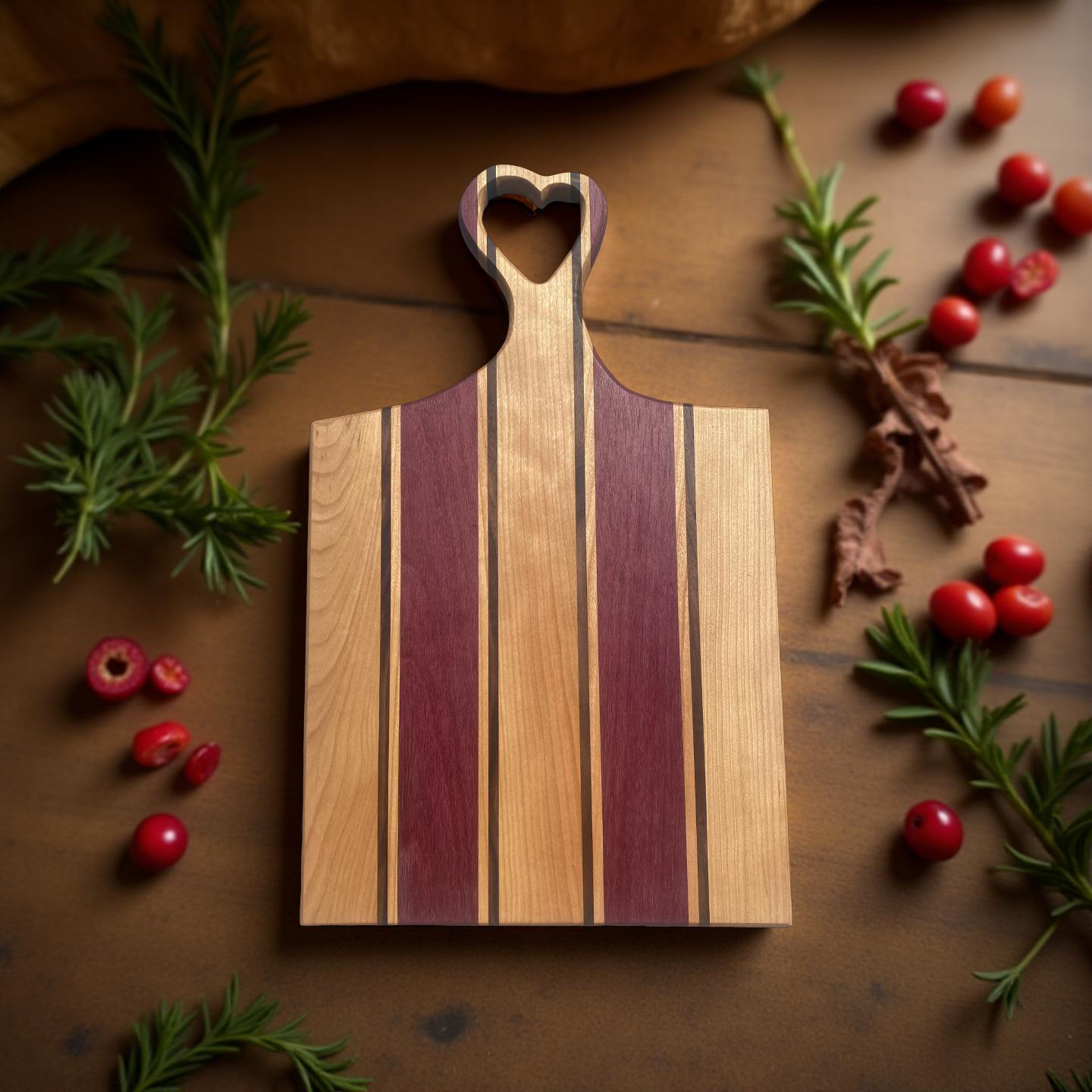 Heart-Handled Charcuterie Board 12"x 20"