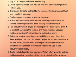 9 Ideas for Father's Day: Abusive or toxic Dad