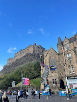 View of the Castle from Greenmarket - nearby Vennel Viewpoint offers cool shots 
