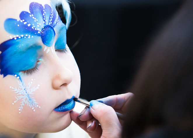 Blue Face Paint