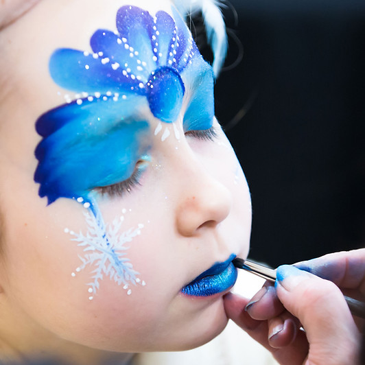 Blue Face Paint