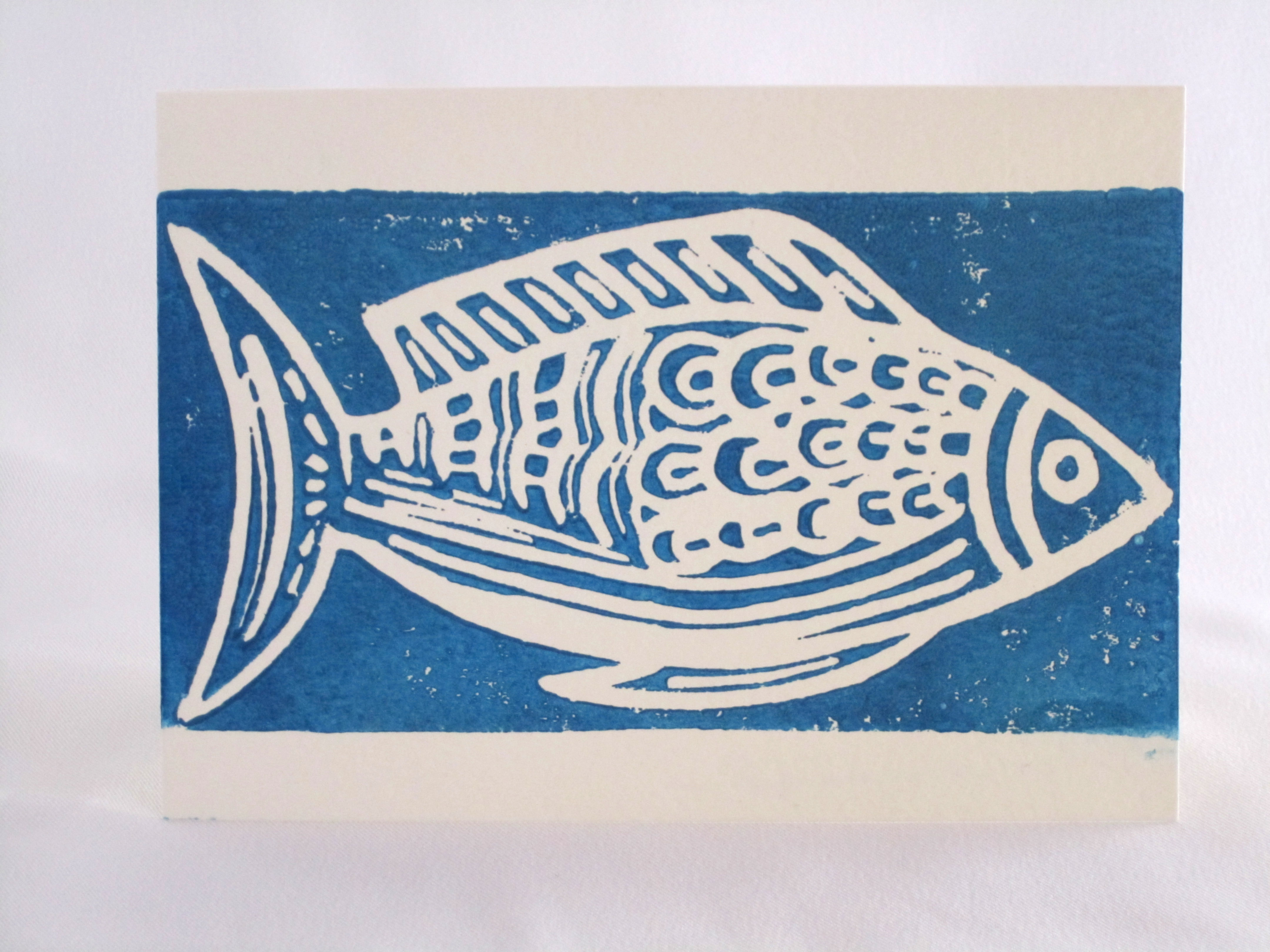 Blue Fin Fish (pack of 5 cards)