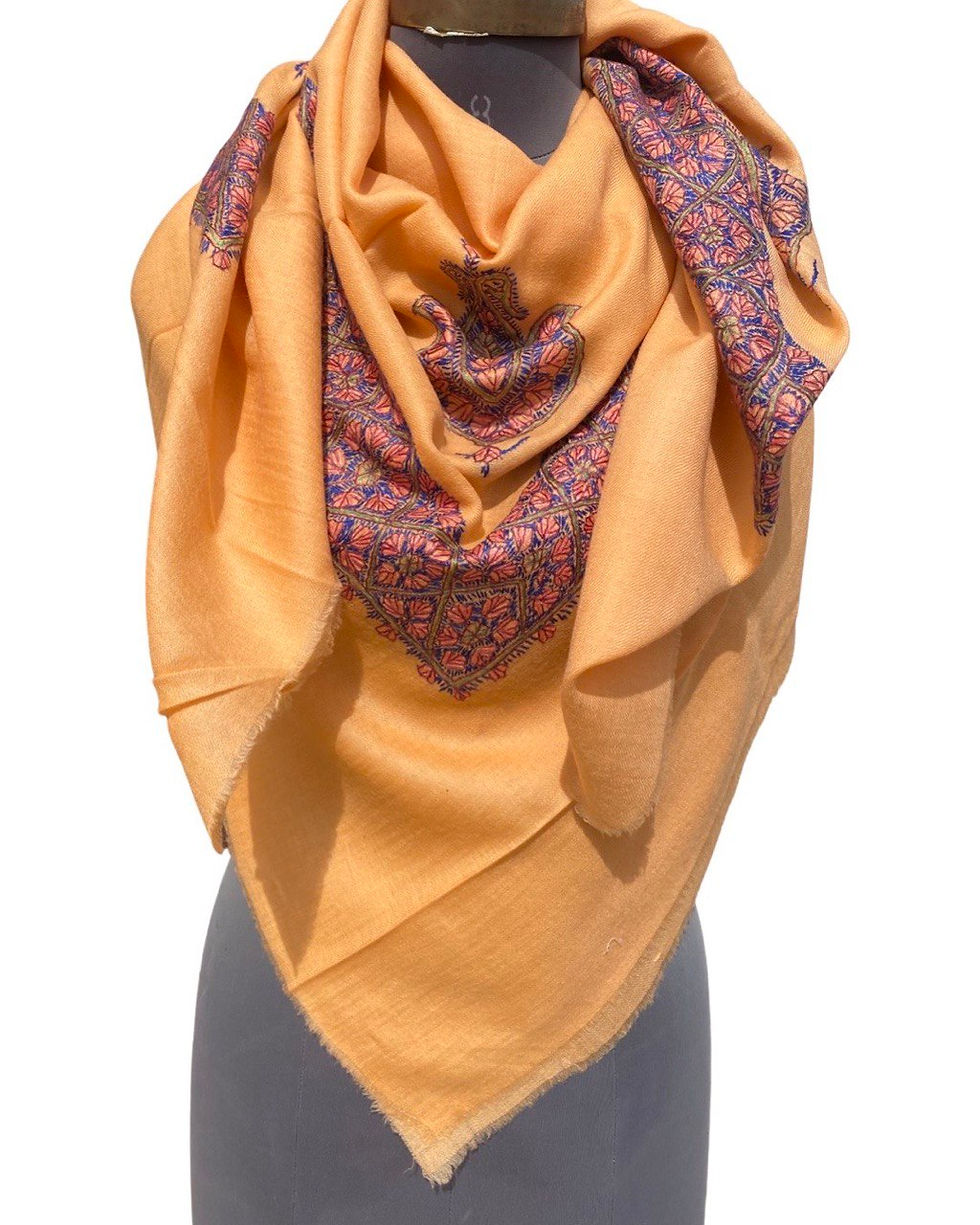 Embroidered woollen Scarf 13