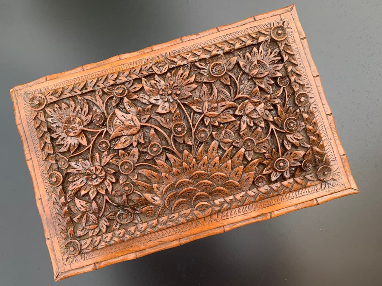 Walnut wood jewellery box 13