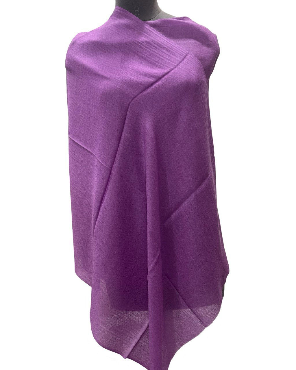 Pure wool plain stole - 02