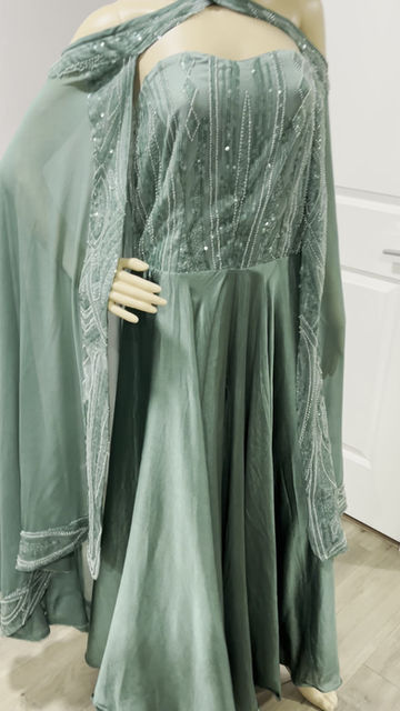 Thumbnail: Indowestern divider gown