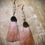 Thumbnail: Rose Quartz Gold Plated Earrings