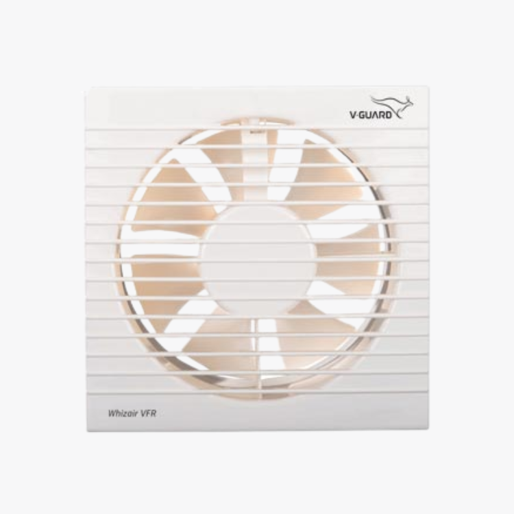 White exhaust fan with visible 