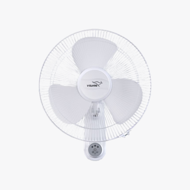 White wall fan with blades and 